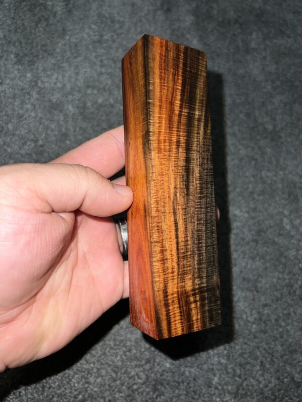 Curly Siamese rosewood block!