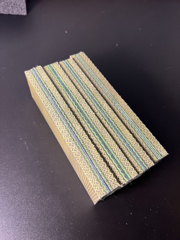 OD green with emerald green firehose micarta (scales) - Image 2