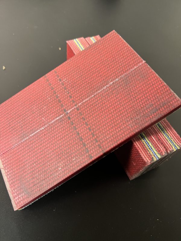 Red lined firehose with yellow liner (scales) - Image 2