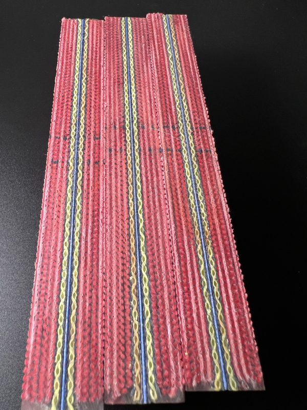 Red lined firehose with yellow liner (scales) - Image 3