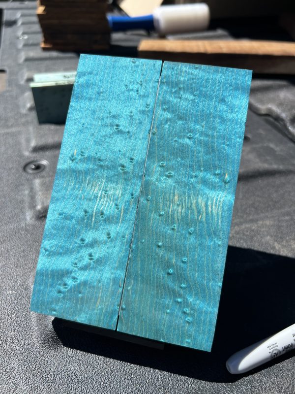 Birdseye maple scales!