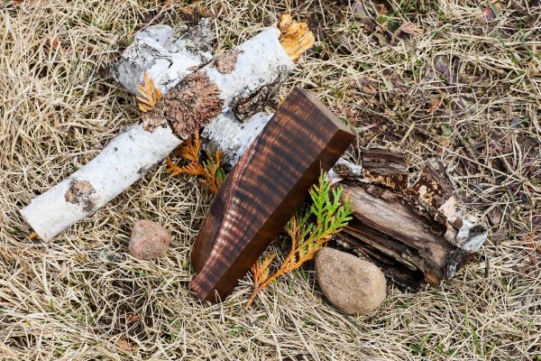 Stabilized Hawaiian Curly Koa
