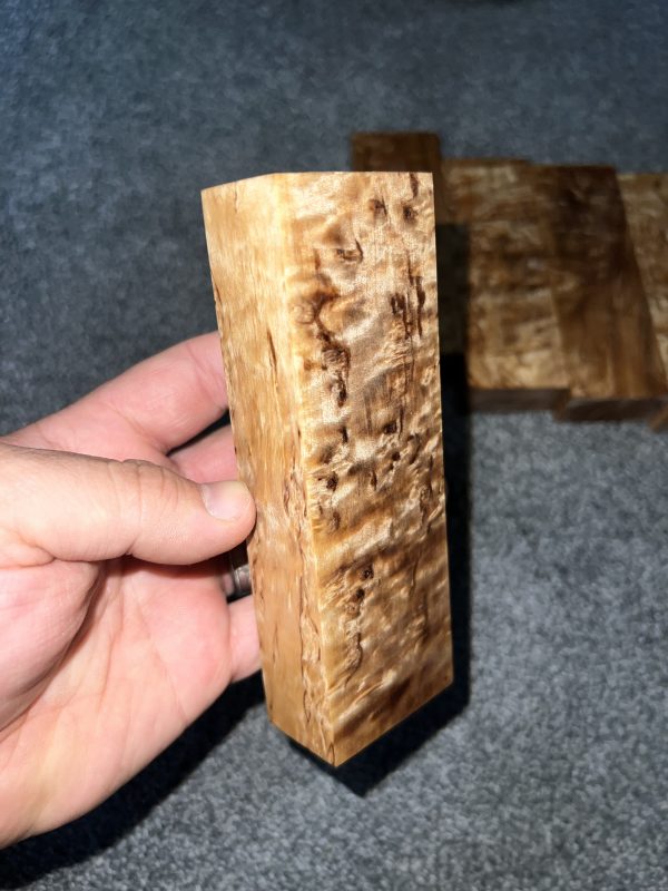 Karelian birch block!