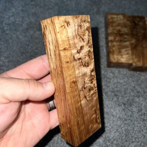 Karelian birch block!
