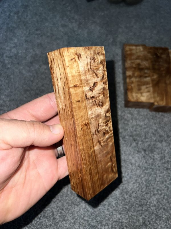 Karelian birch block!