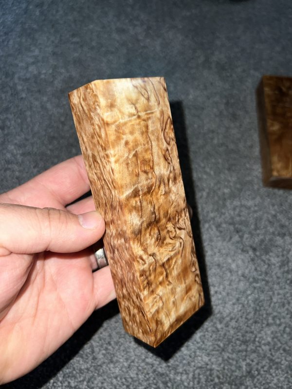 Karelian birch block