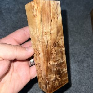 Karelian birch block!