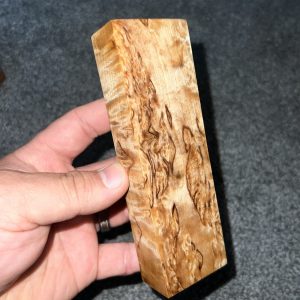 Karelian birch block!