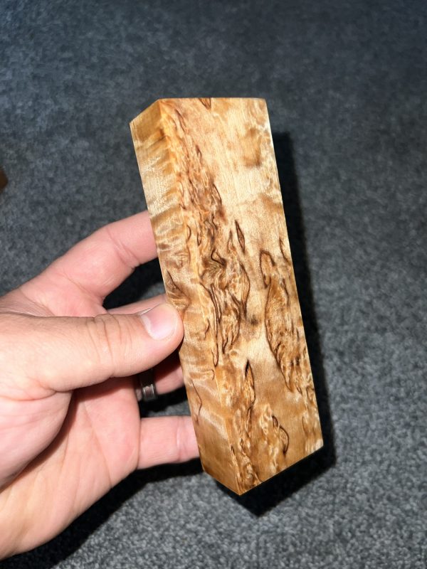 Karelian birch block!