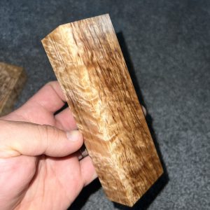 Karelian birch block!