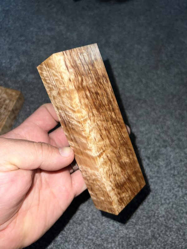 Karelian birch block!