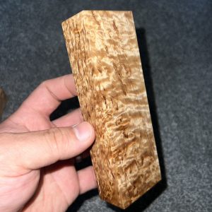 Karelian birch block!