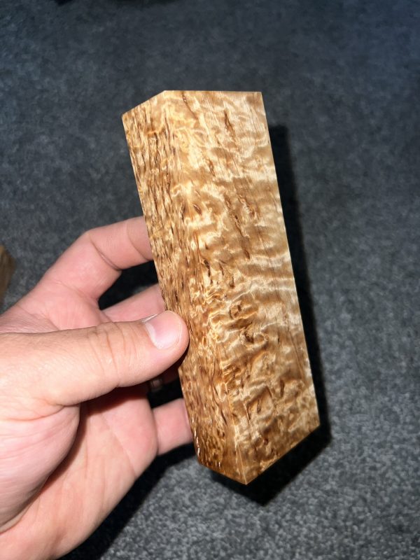Karelian birch block!