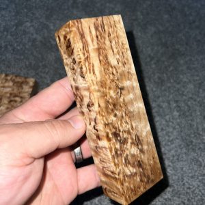 Karelian birch block!