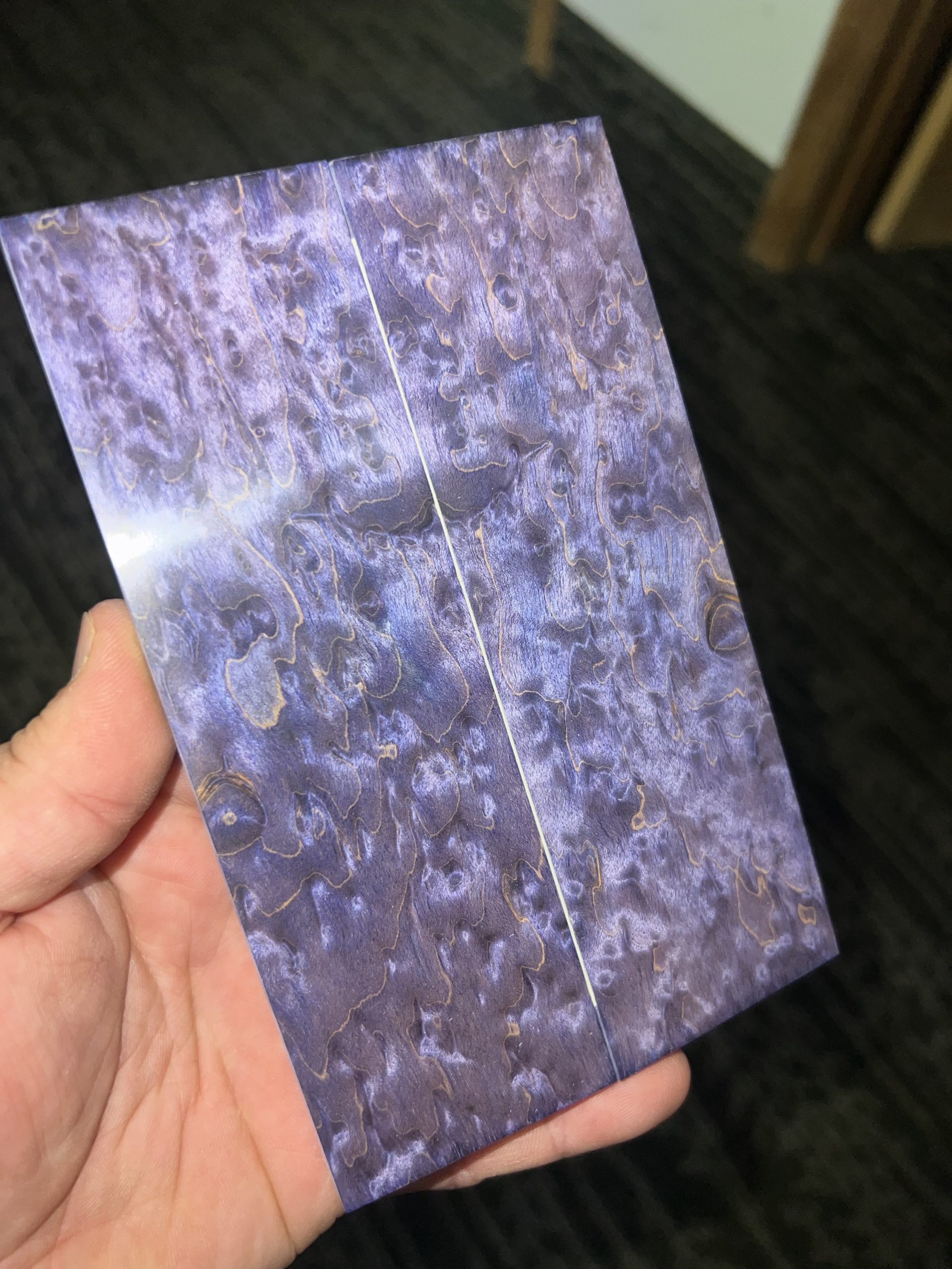 Bubbly blistered quilted maple
