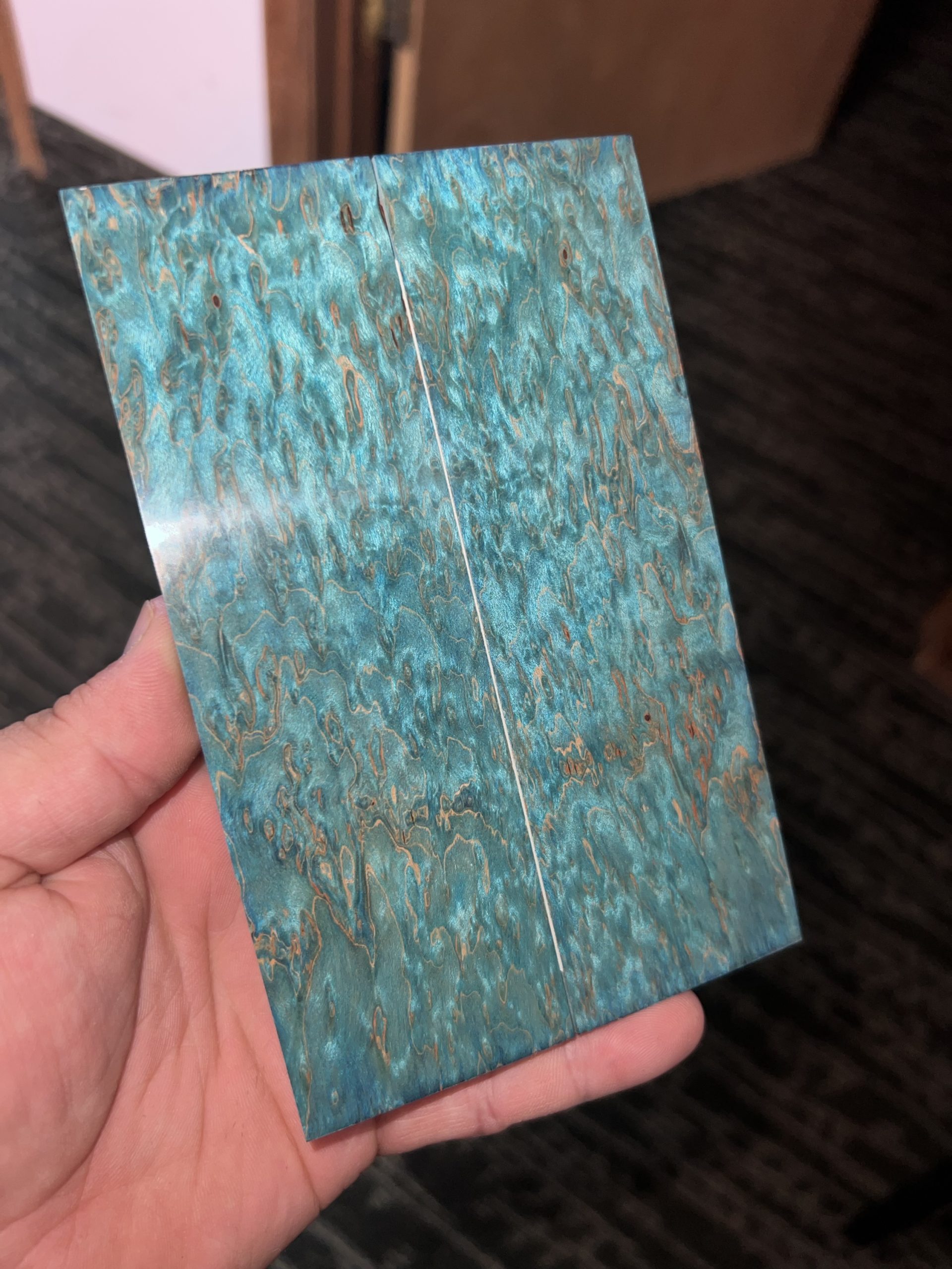 Blistery bubbly quilted maple