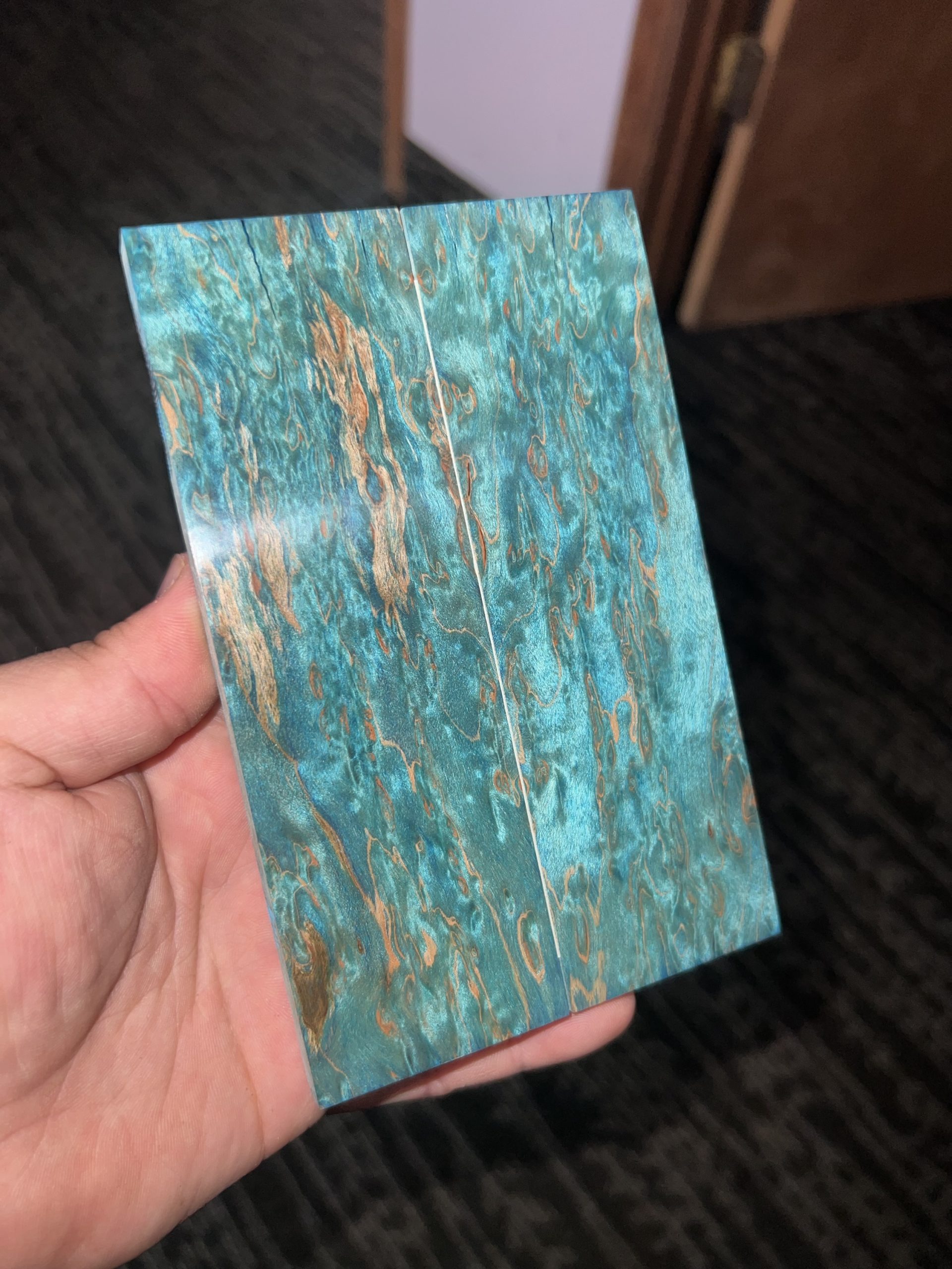 Blistery bubble quilted maple!