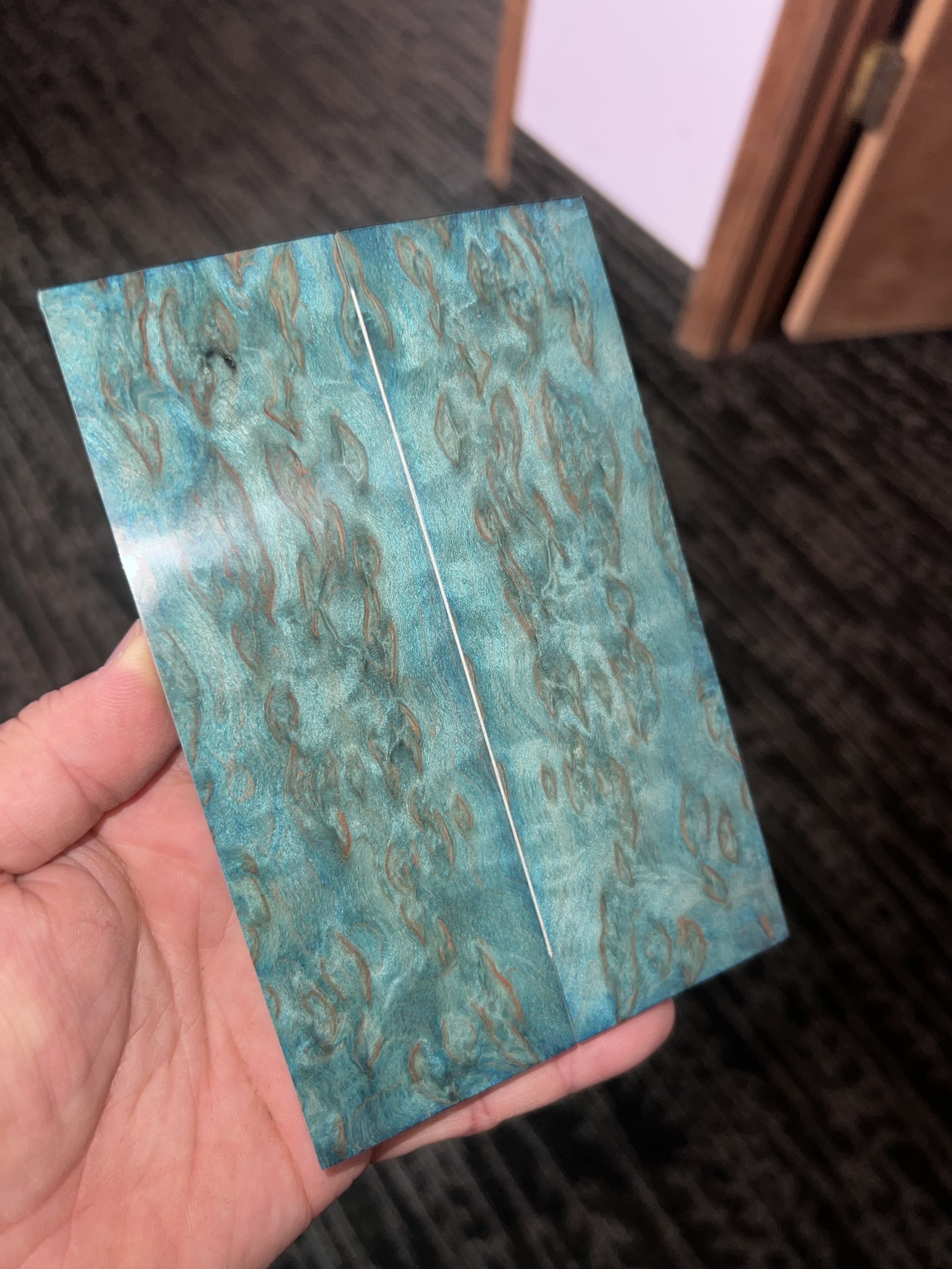 Blistery bubble quilted maple!