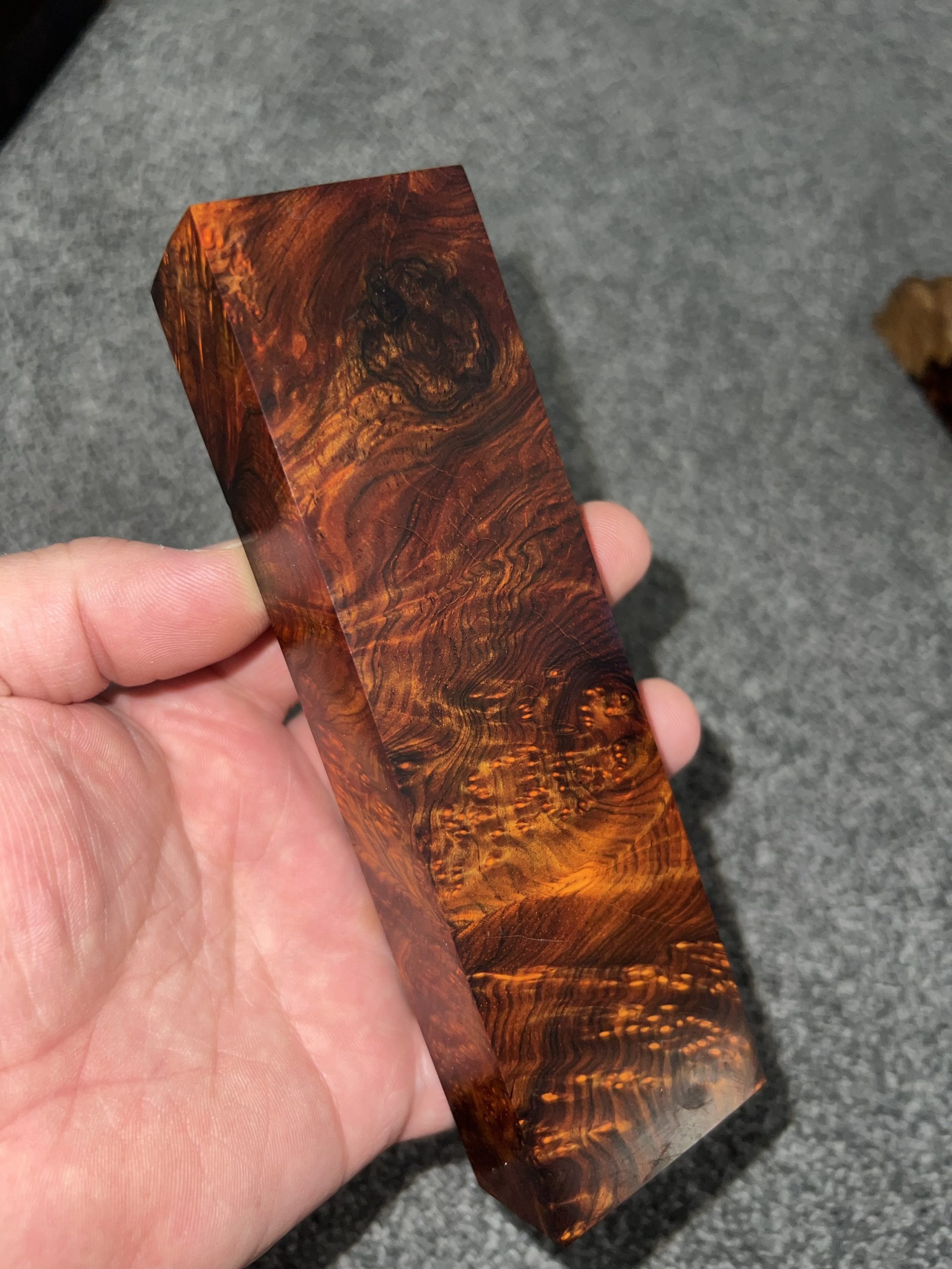 Cocobolo Burl block! - Image 3