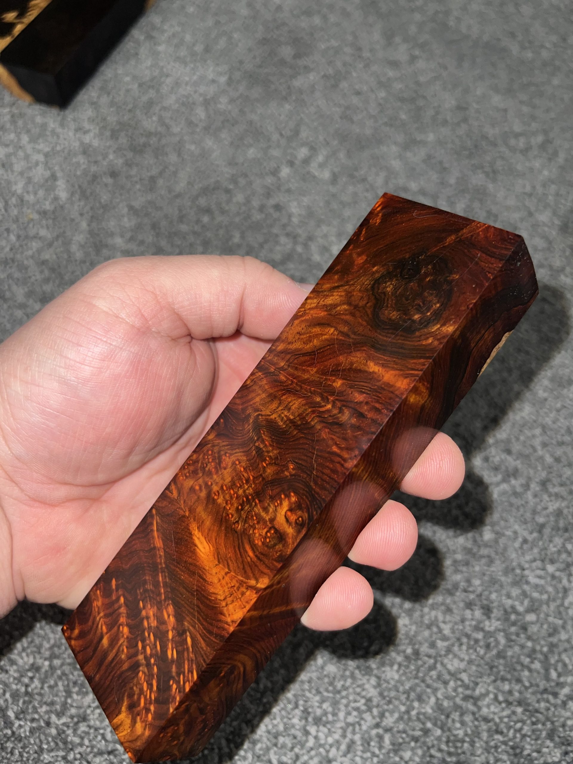 Cocobolo Burl block! - Image 4