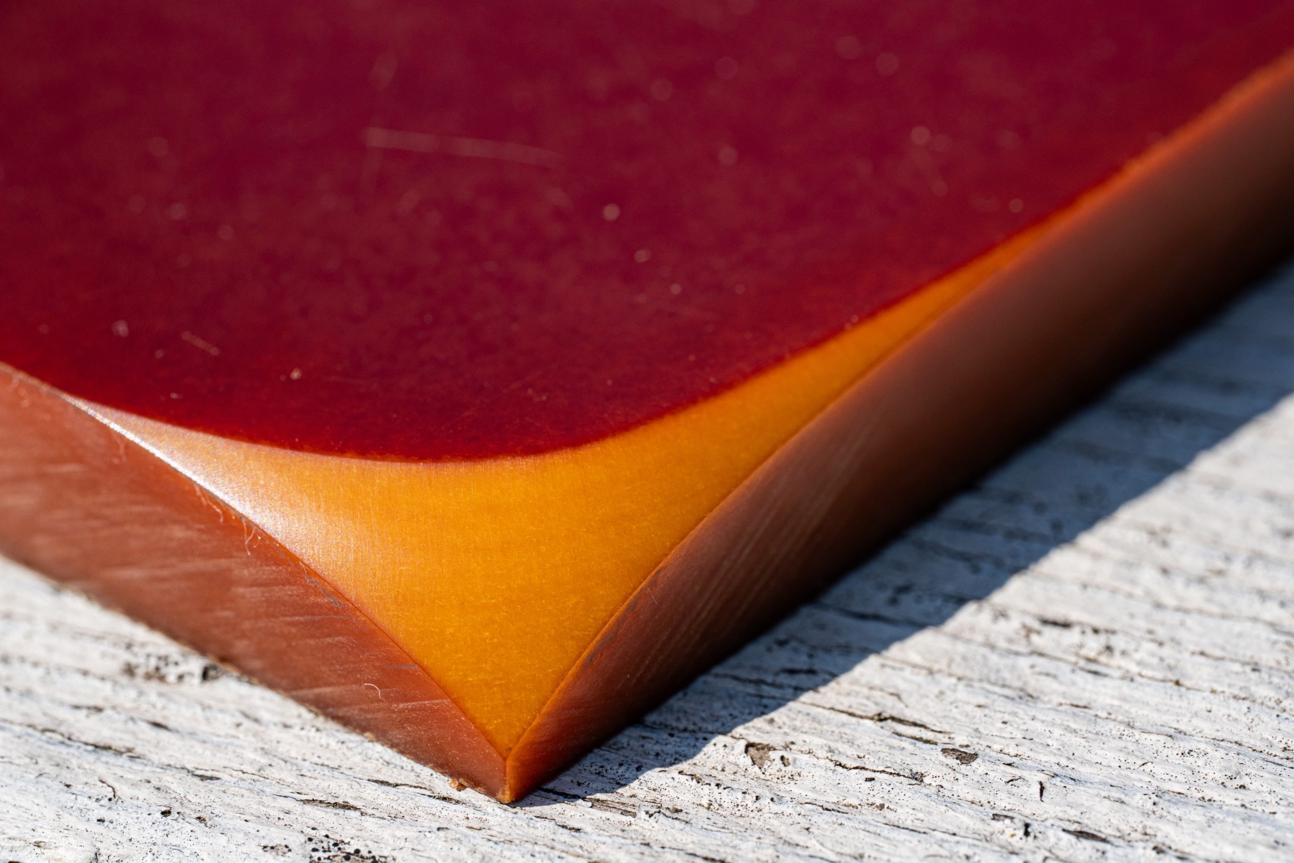 Vintage butterscotch micarta!