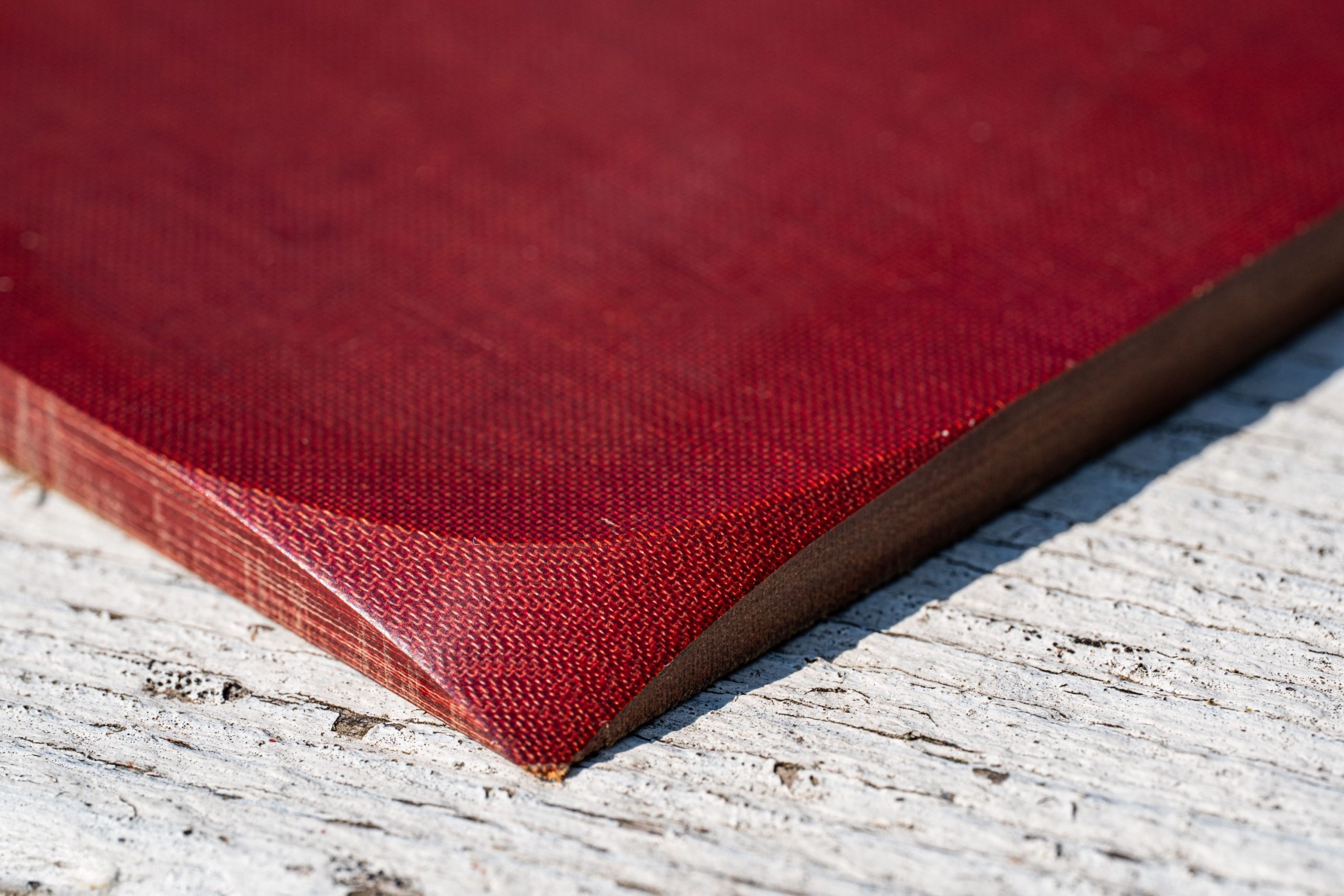 Vintage Westinghouse red linen micarta!