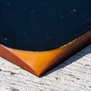 Vintage buttercream micarta!