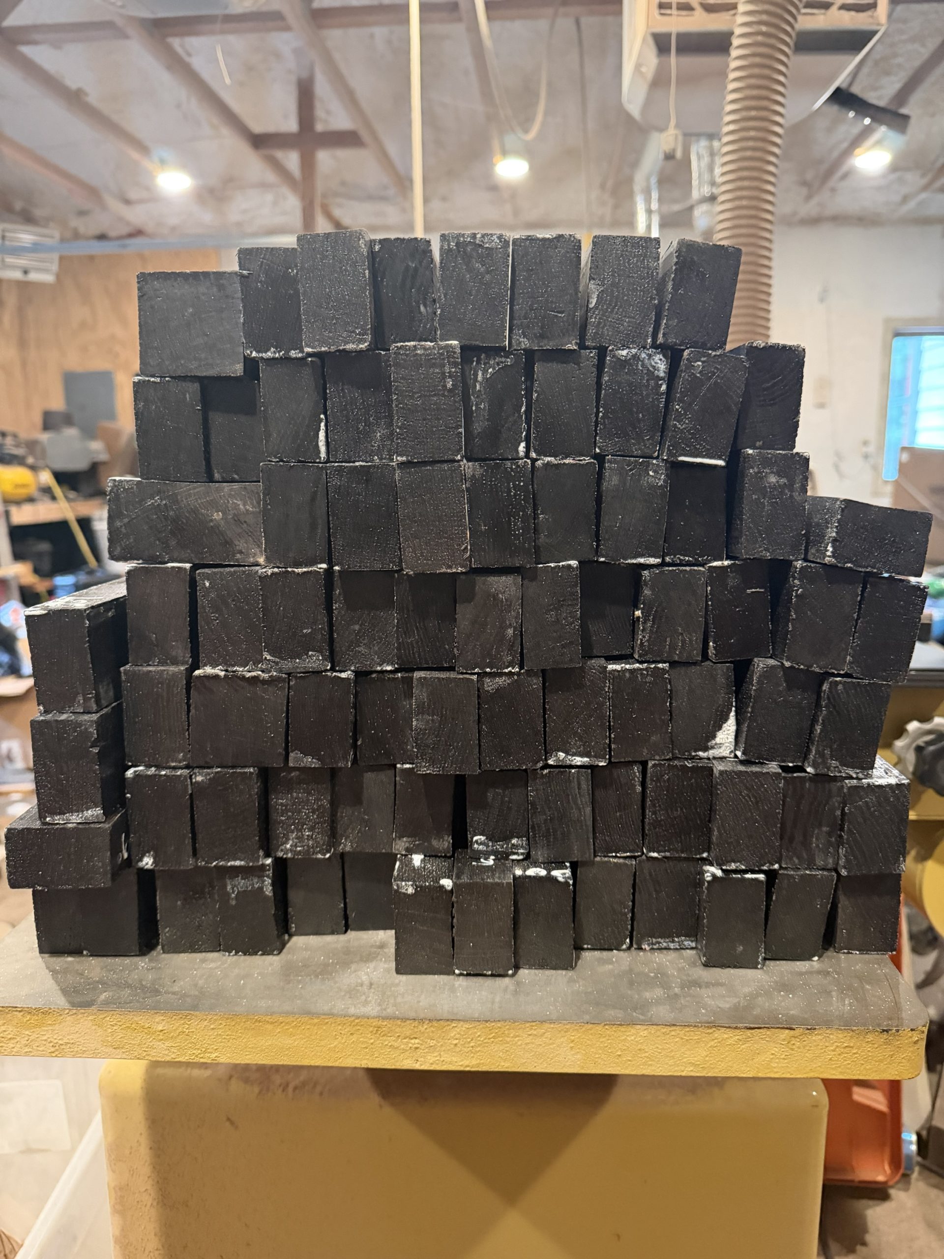 Unpolished bog oak block sale!