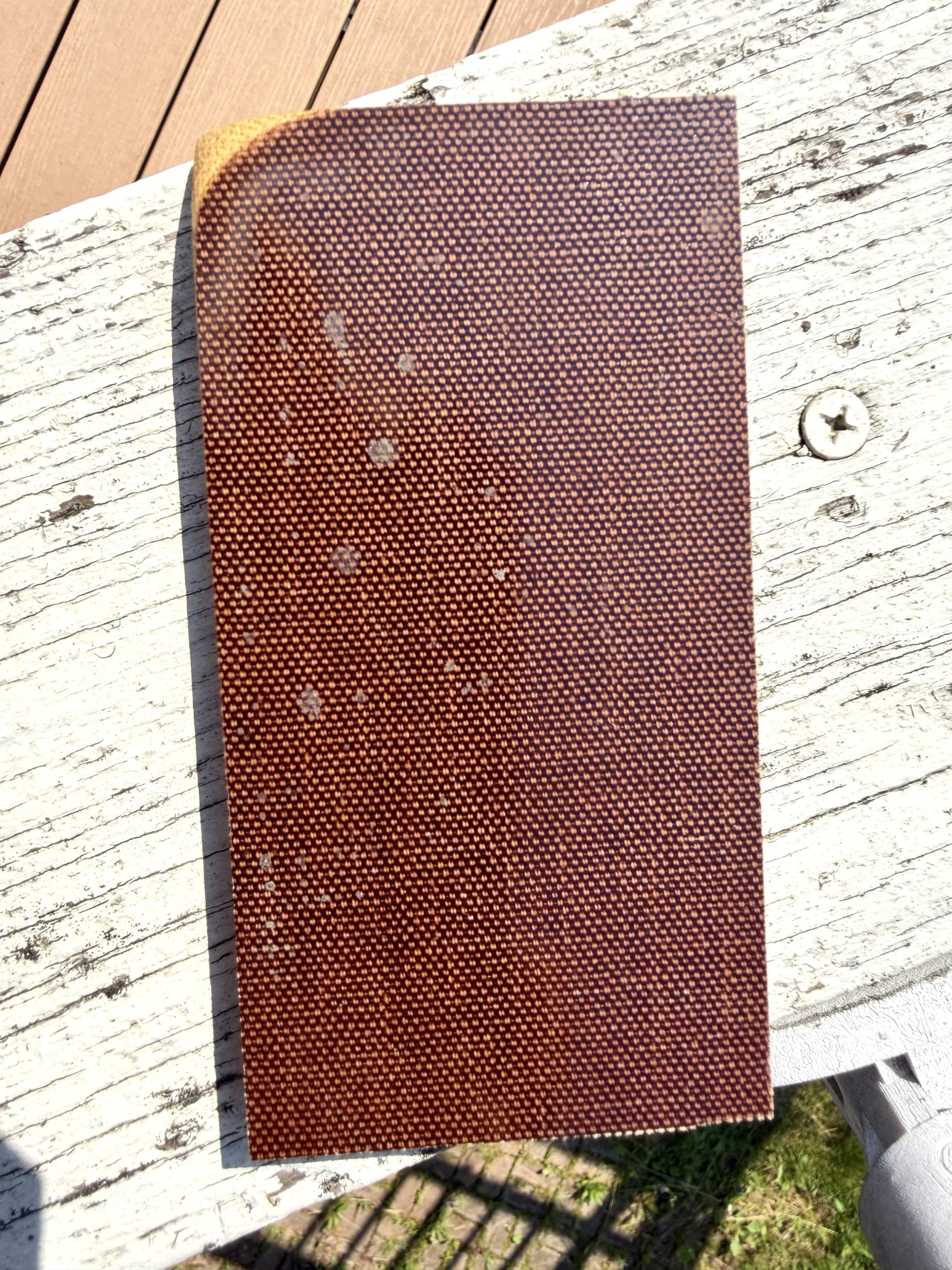 Vintage butterscotch canvas (3/8 thick) - Image 2