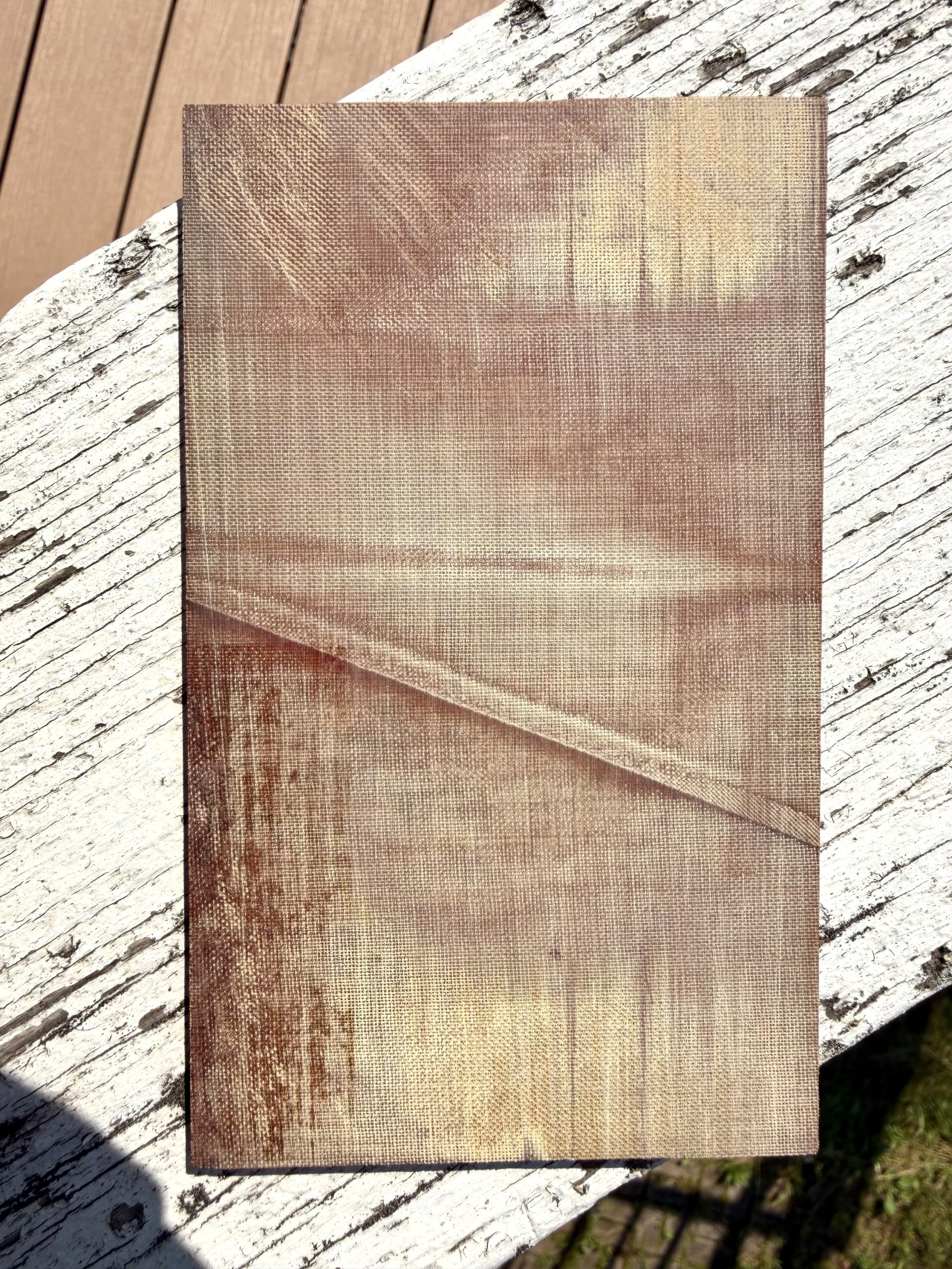 Vintage butterscotch linen - Image 3