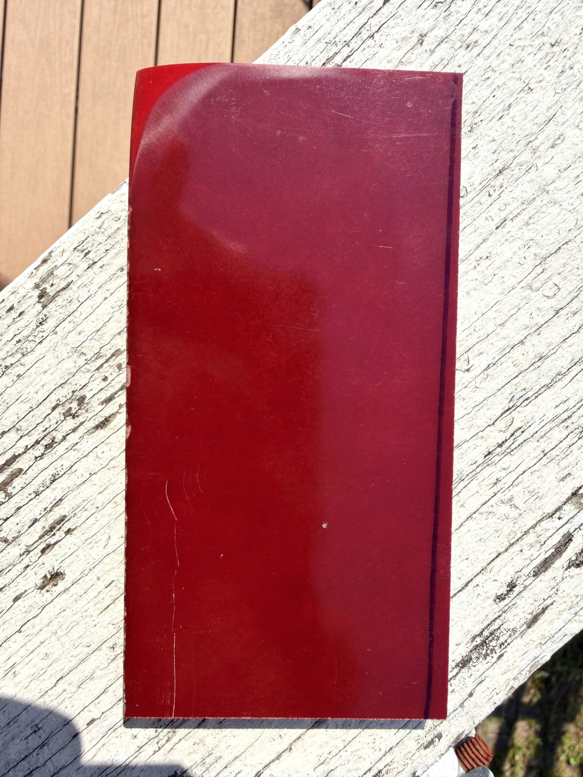 Vintage red paper - Image 2